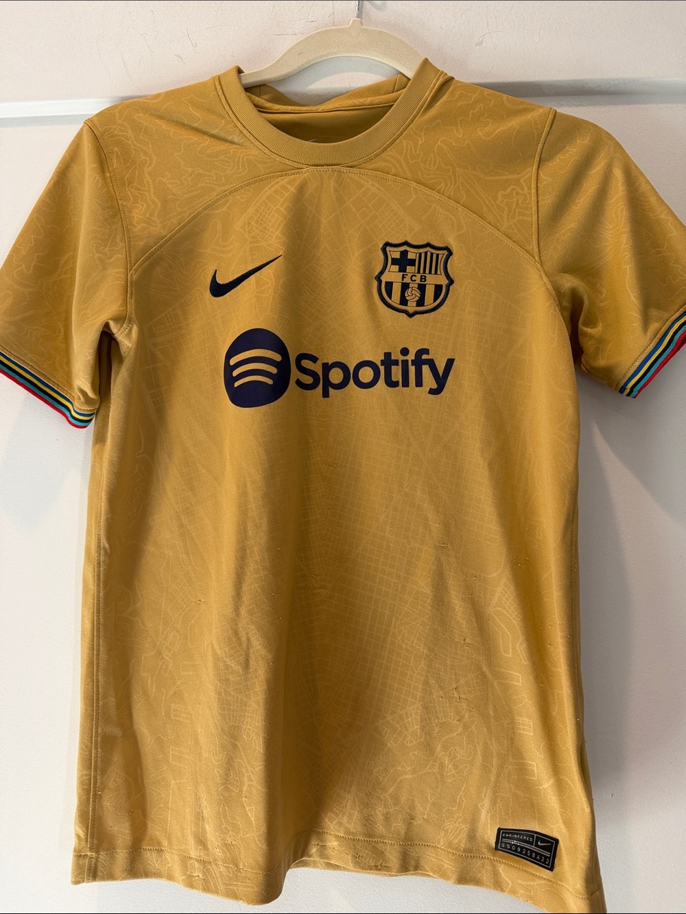 Nike Kids FC Barcelona Soccer Away Jersey